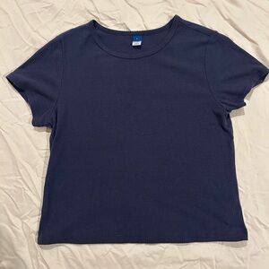 Old Navy Dark Blue Short Sleeve Tee
